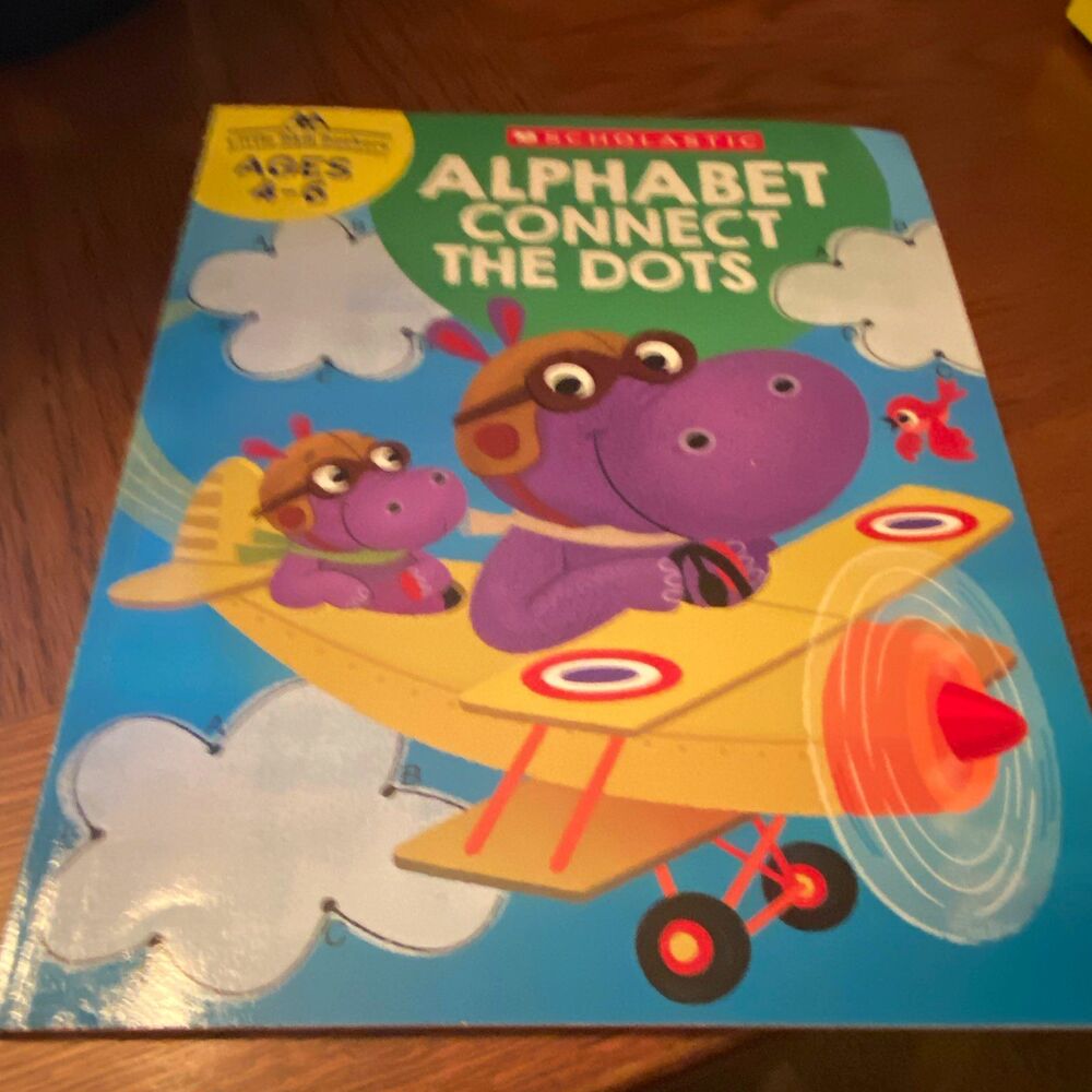 Alphabet Connect the Dots Scholastic Little Skill Seekers PB Ages 4-8 2019